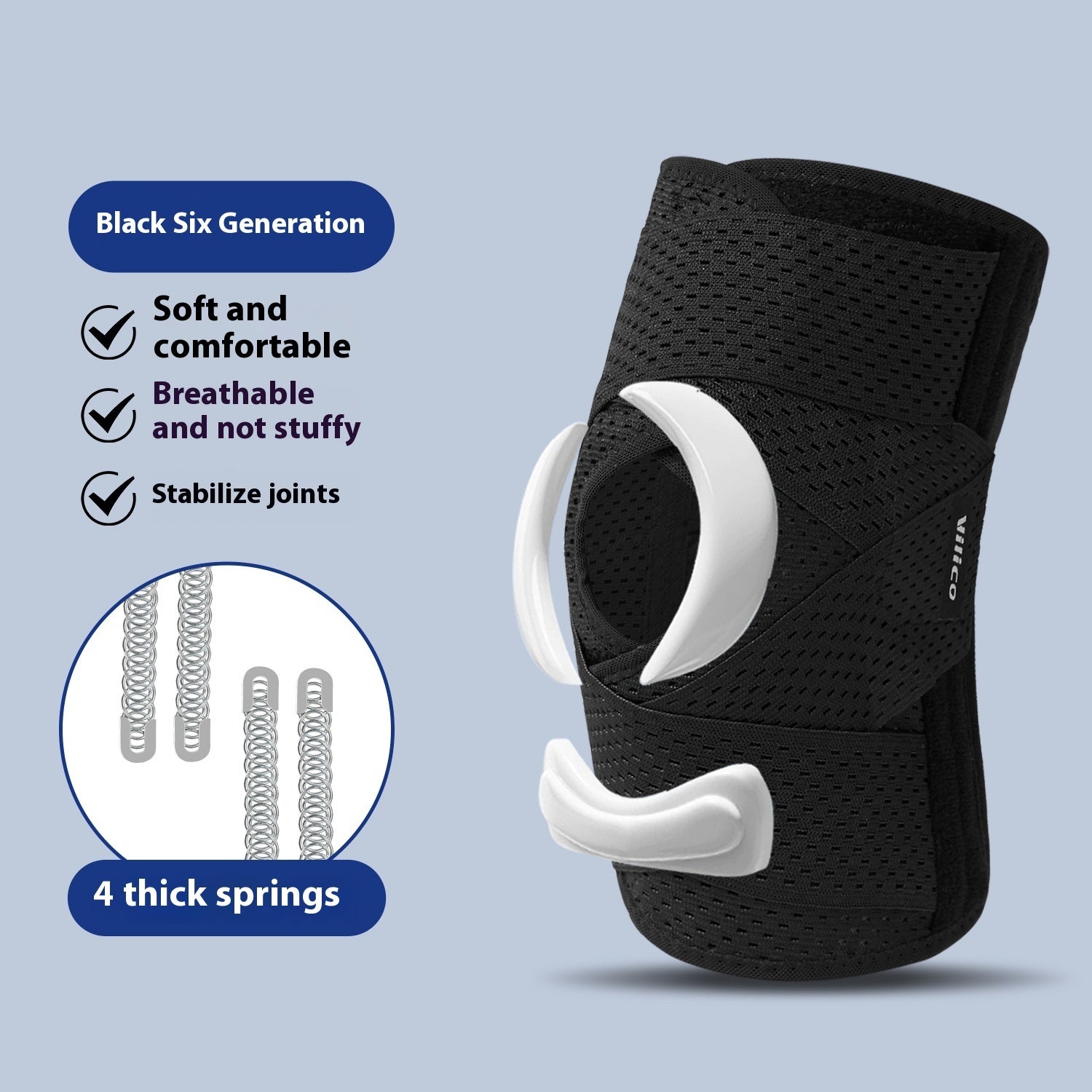 Sixth Generation Lightweight Breathable Sports Kneecaps Running Basketball