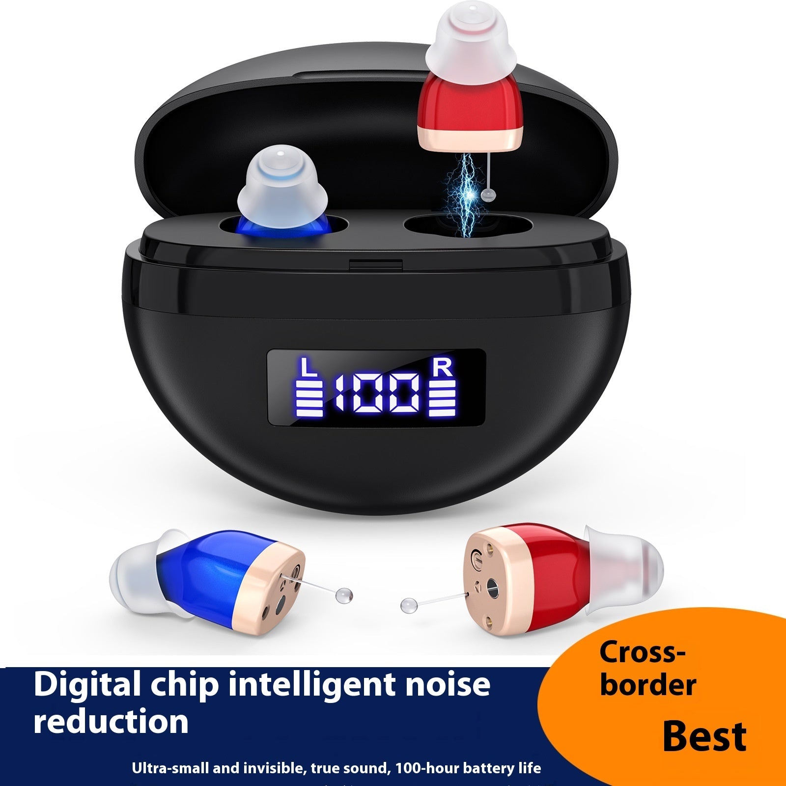 Elderly Charging Noise Reduction Hearing Aid Invisible Lightweight Sound Collector