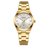 Women's Fashion Calendar Women's Watch Casual Steel Belt
