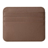Ultra-thin Double-sided Large Capacity Leather Card Bag