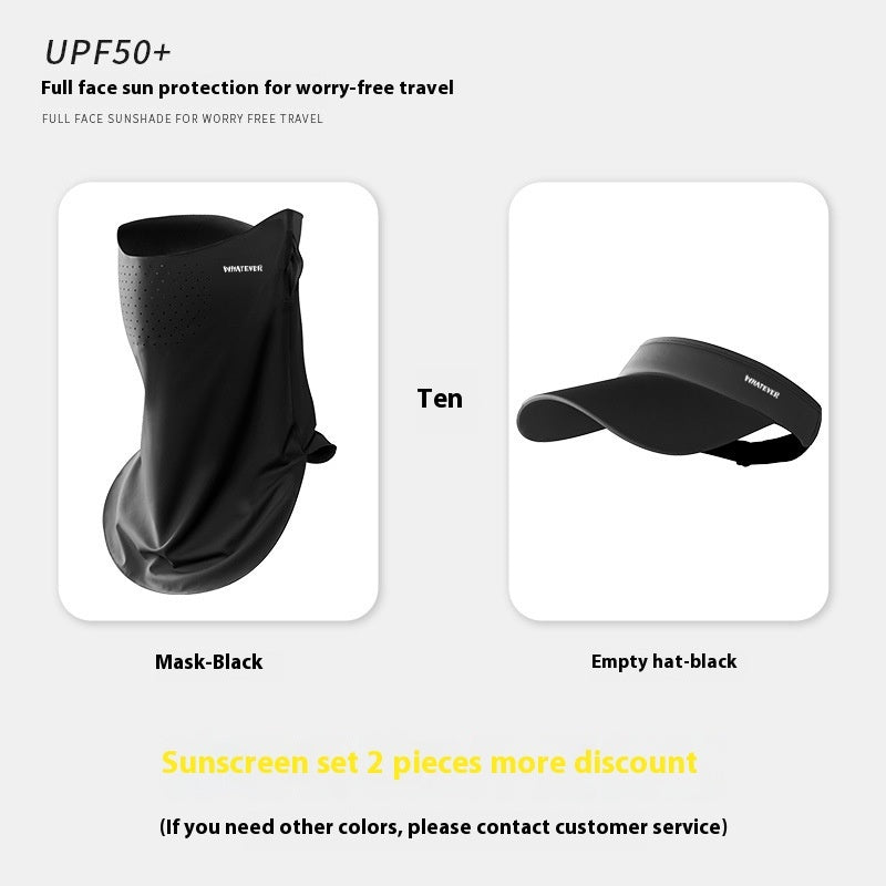 Summer Ice Silk Sun Mask For Men And Women Running Special Mask