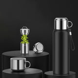 Smart Stainless Steel Thermos Cup Large Capacity Men's Outdoor Kettle