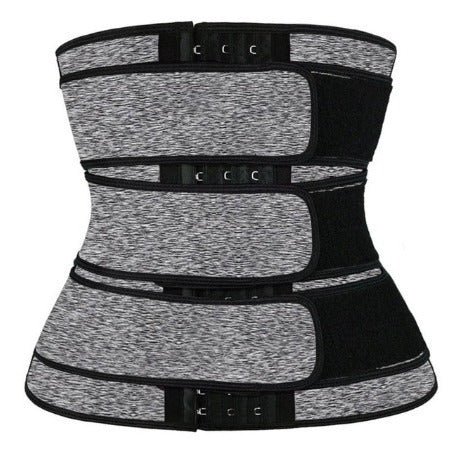 Adjustable Three Row Buckle Sport Abdominal Belt