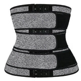Adjustable Three Row Buckle Sport Abdominal Belt