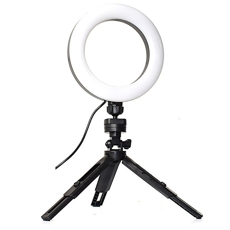 Mobile Live Streaming Video Selfie Beauty Bracket Color Adjustable Fill Light Desktop Tripod Suit