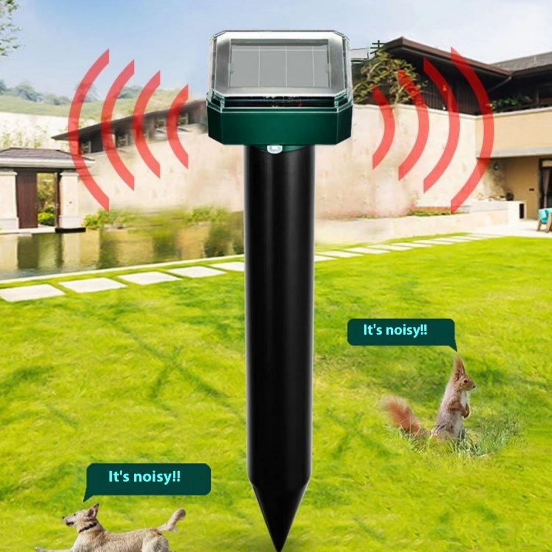Solar Courtyard With Lights Outdoor Ultrasonic Mouse Expeller