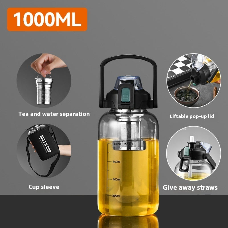 Hand-held Water Cup Large Capacity Men's Summer Sports Drop-resistant