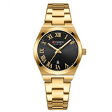 Women's Fashion Calendar Women's Watch Casual Steel Belt
