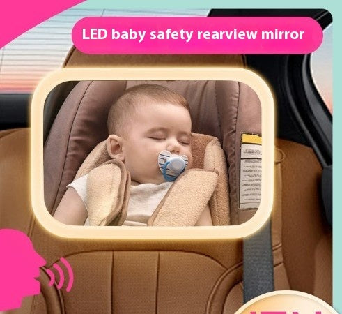Voice Wake-up Car Rearview Mirror CAR Child Safety Sight Glass