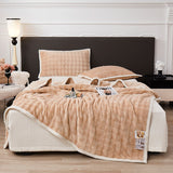 Simple And Stylish Warm Milk Velvet Blanket