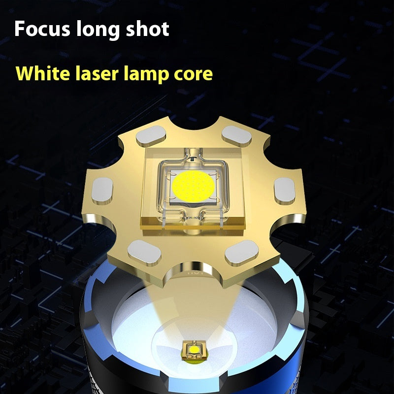 Strong Light Super Bright Flashlight Remote Outdoor Charging High Power Portable Zoom
