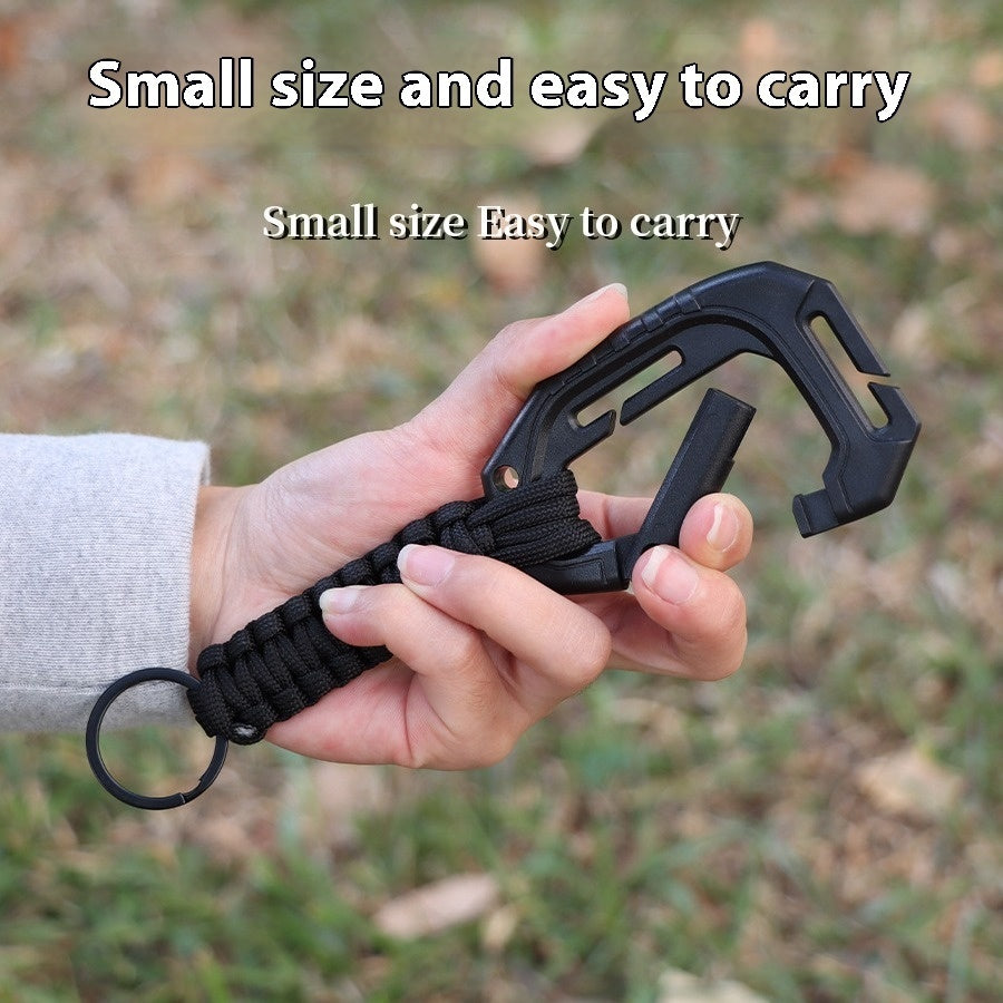 Outdoor Woven Multi-functional D-shaped Plastic Hook