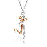 Love Hug Couple Necklace