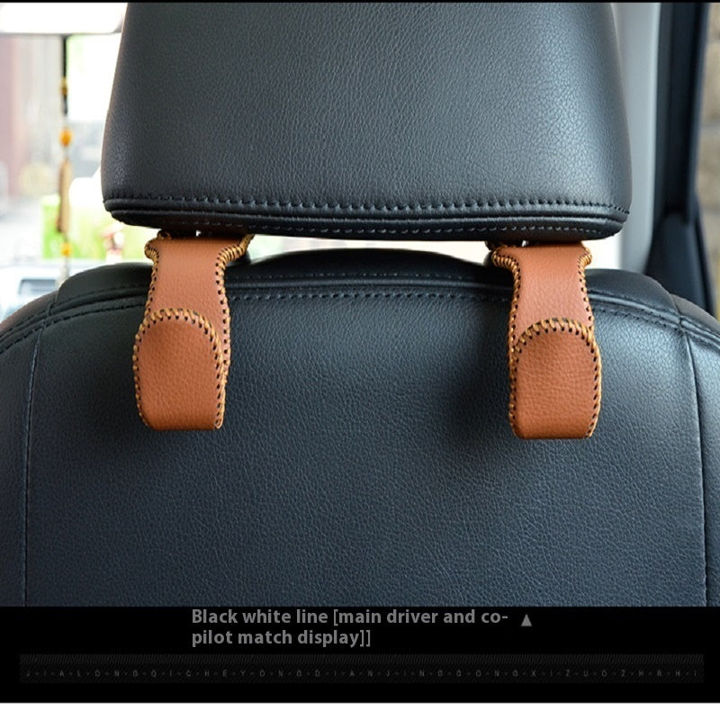 Leather Weight Car Headrest Hook