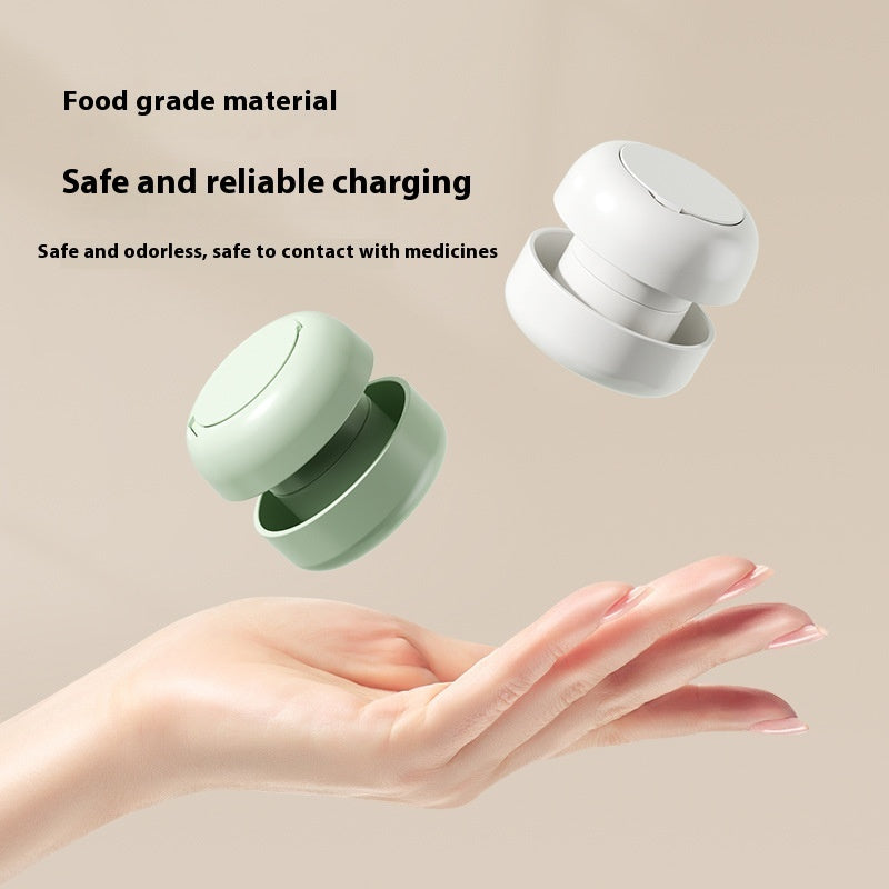 Portable Tablet Grinding Pill Cutter Multi-function Cutting Sub-packaging Medicine Box