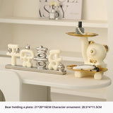 Living Room Tray Cream Style Home Hallway Entrance Key Storage Decoration