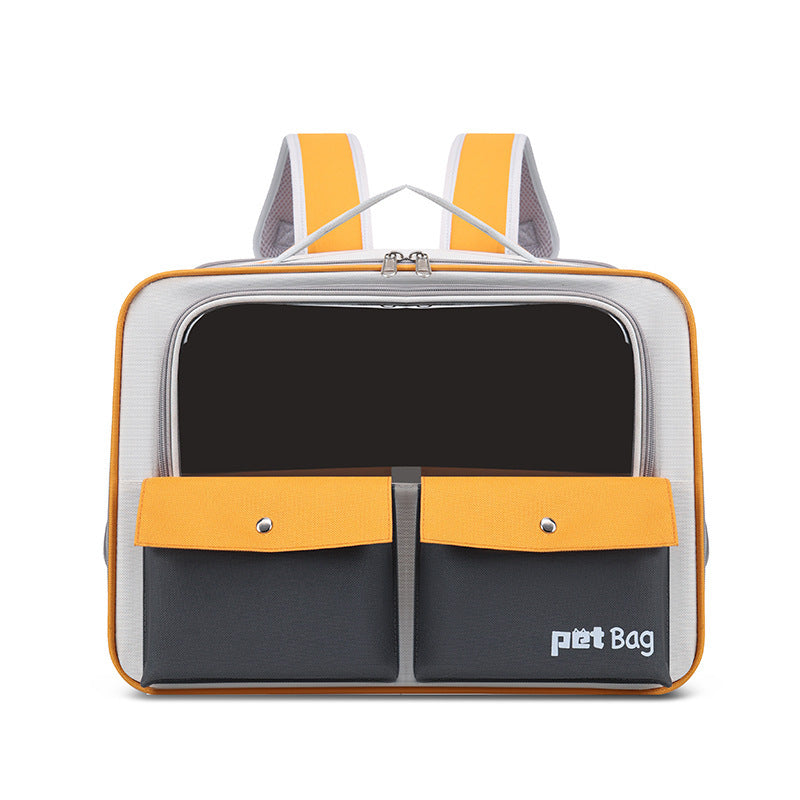 Backpack Portable Outdoor Cat Bag Large Capacity Breathable Foldable