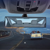 Large View Car Rear View HD Glass Blue Filter