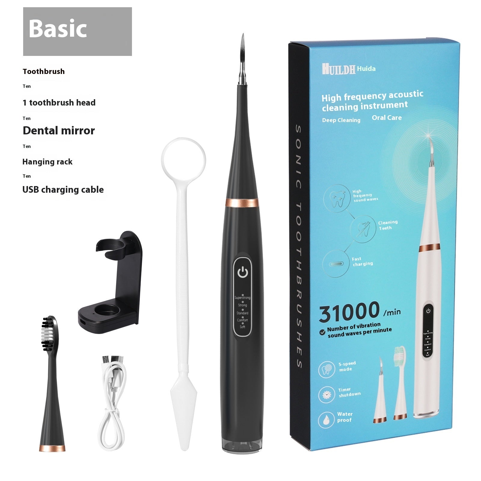 Household Electric Toothbrush Health Care Device Remover