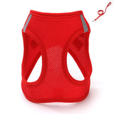 Cat Pulling Rope Vest-style Slip Dogs And Cats Rope Pet Outing Mesh Cat Leash