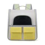 Cat Bag Portable Large Capacity Backpack Transparent Canvas