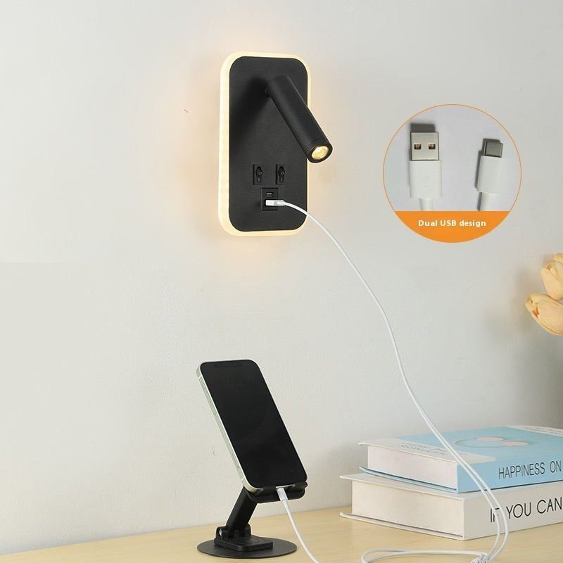Modern Minimalist Master Bedroom Living Room Wall Lamp