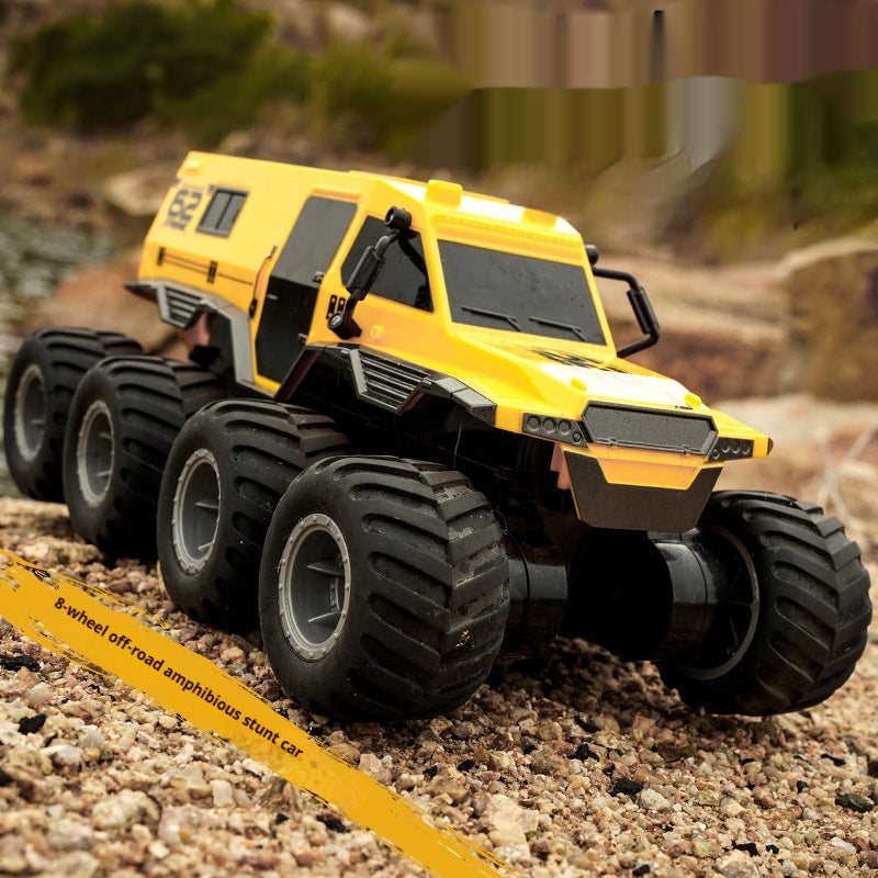 Eight-wheel Amphibious Climbing Off-road Vehicle Boy Electric Toy Simulation Armored RC Remote Control Car