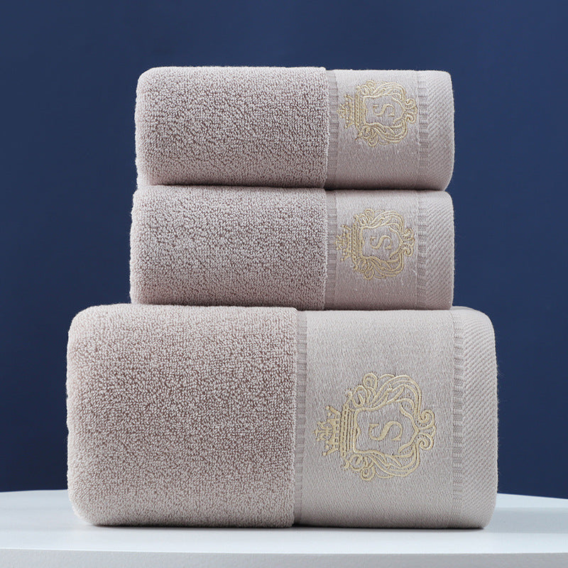 Pure Cotton Towels Three-piece