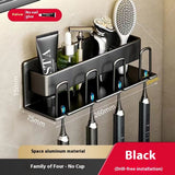 Toothbrush And Cup Shelf Wall Hanging