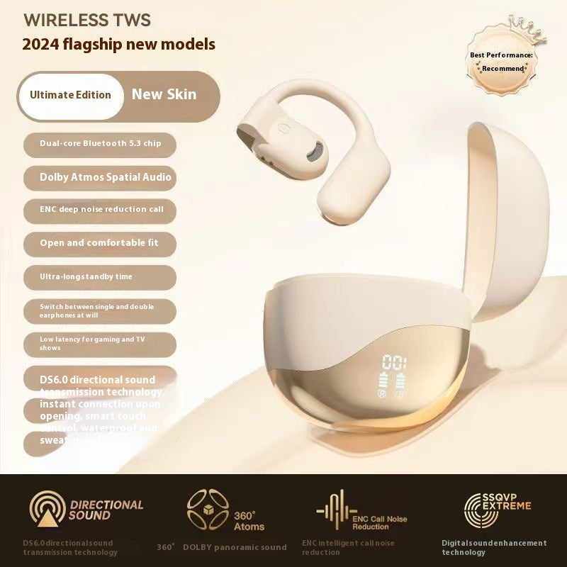 Non In-ear Open Bluetooth Headset Ear-mounted