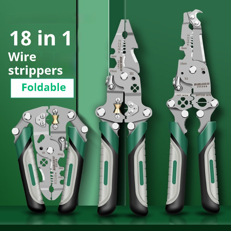 16-in-1 Foldable Wire Stripper