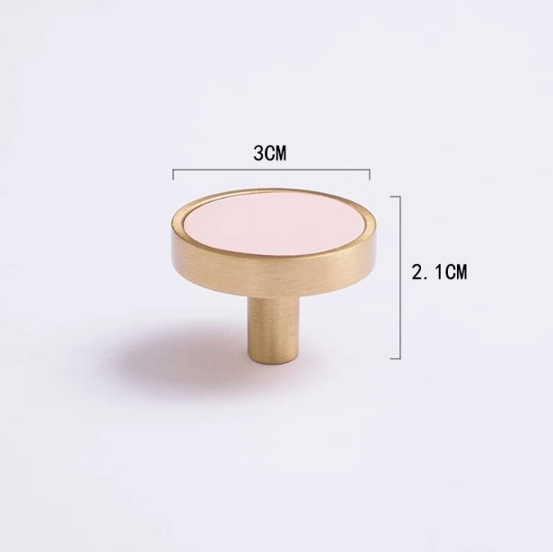 Brass Cowhide Furniture Cabinet Extended Door Handle