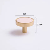 Brass Cowhide Furniture Cabinet Extended Door Handle
