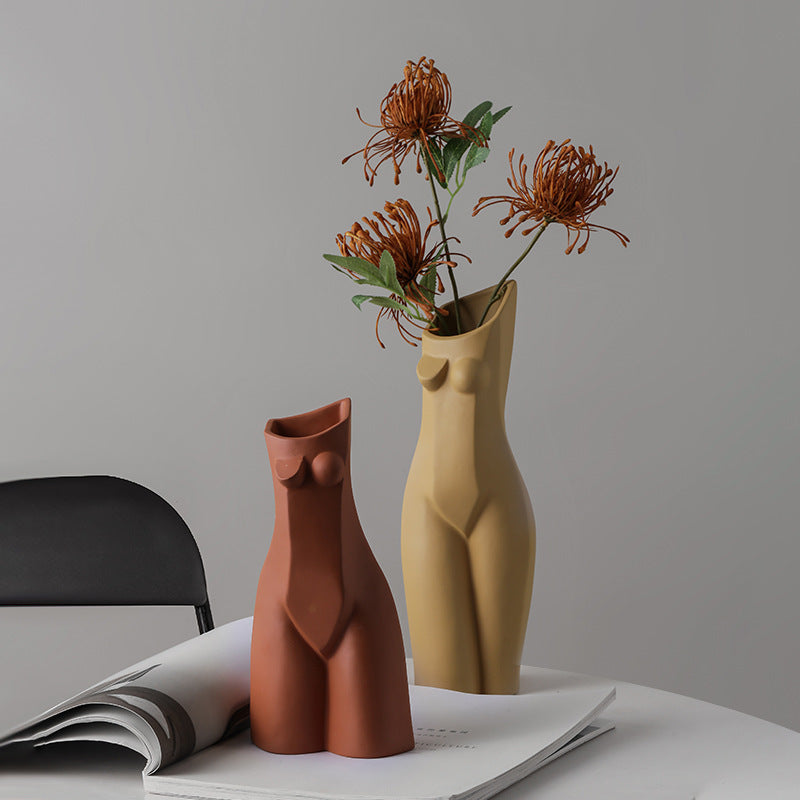 Female Body Vase Decoration