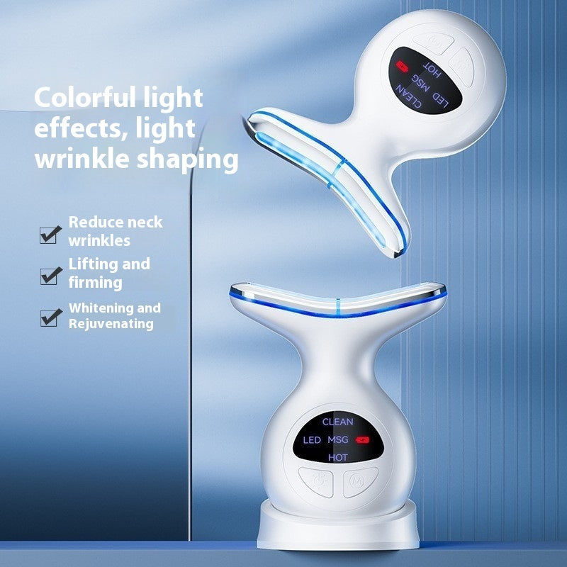 Seven-color Light Neck Lifting Micro-current Beauty Instrument