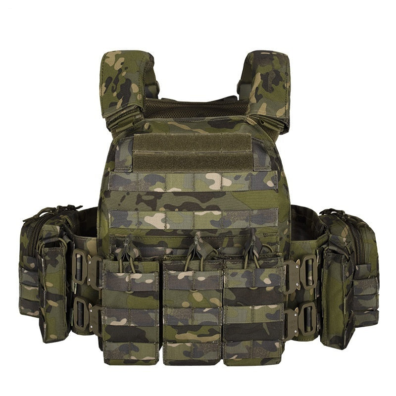 Polyester Men's Outdoor Training Wear Wear-resistant Camouflage Tactics Vest