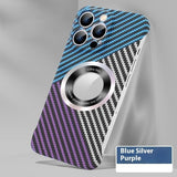 Carbon Fiber Ultra-thin Magnetic Phone Case