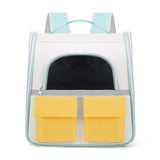 Cat Bag Portable Large Capacity Backpack Transparent Canvas