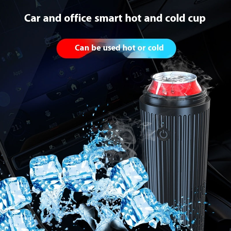 Car 12v Cold Insulation Keeping Warm Dual-purpose Smart Cup