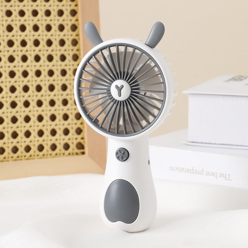 Small Handheld Fan Portable With Rope Mini USB Charging Fan