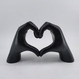 Love Heart Shaped Decoration Statue Resin Craft