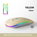 Glowing Bluetooth Mute Charging Mouse