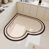 Kitchen Floor Mat Absorbent Oil-absorbent Quick-drying Stain-resistant