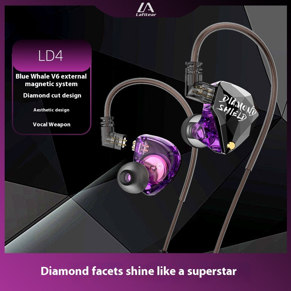 4 Adjustable Wire Plug-in Ear-mounted Game Music Wired Headset
