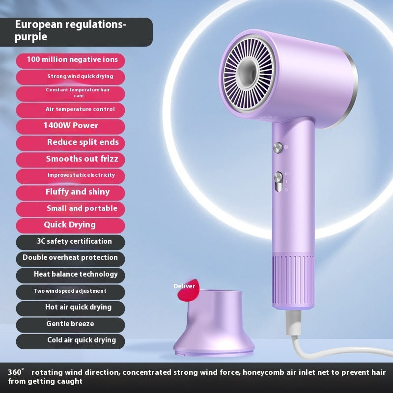 High Concentration Anion Hair Dryer Constant Temperature Does Not Hurt Hair