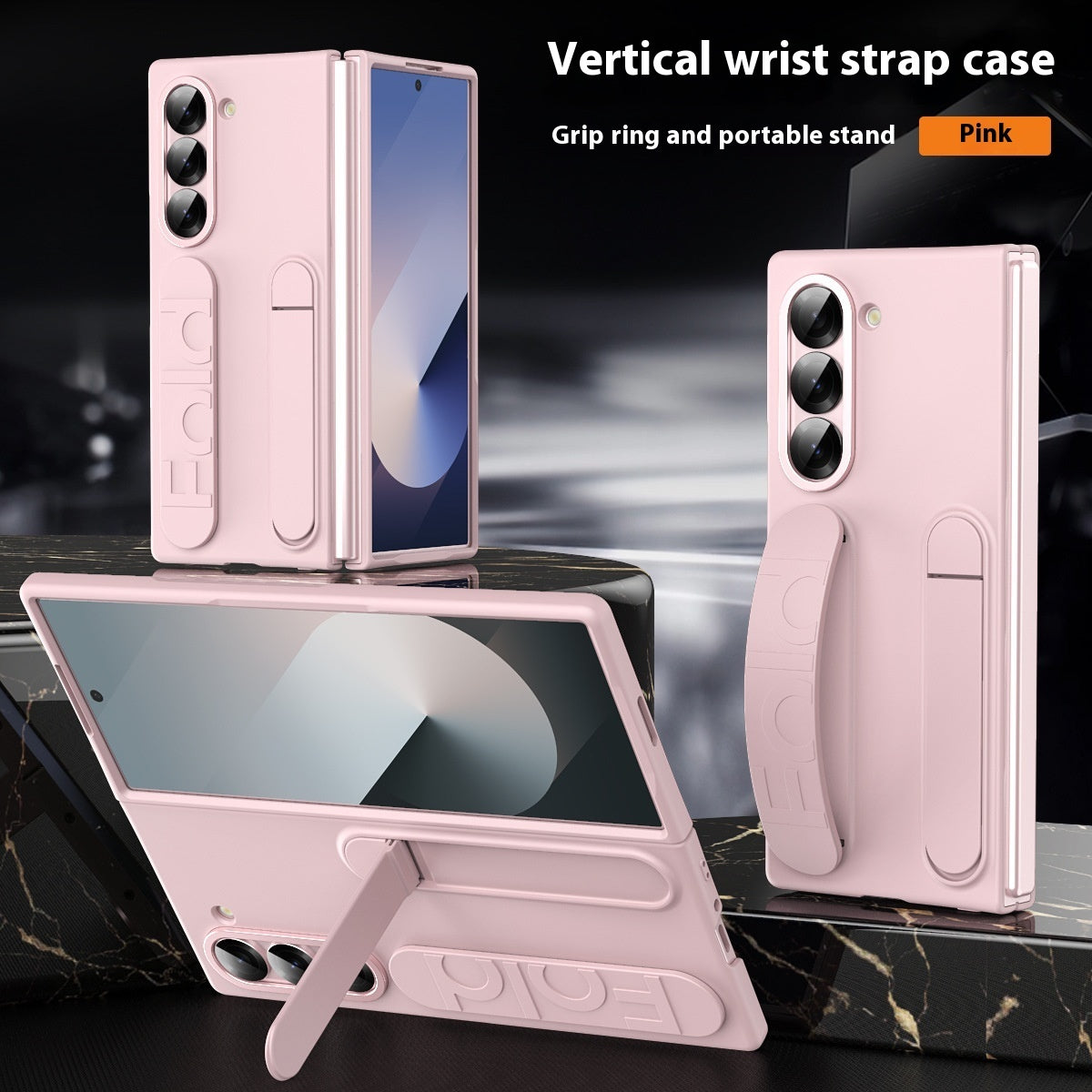 Vertical Wrist Strap Bracket Phone Case Protective Sleeve