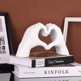 Love Heart Shaped Decoration Statue Resin Craft