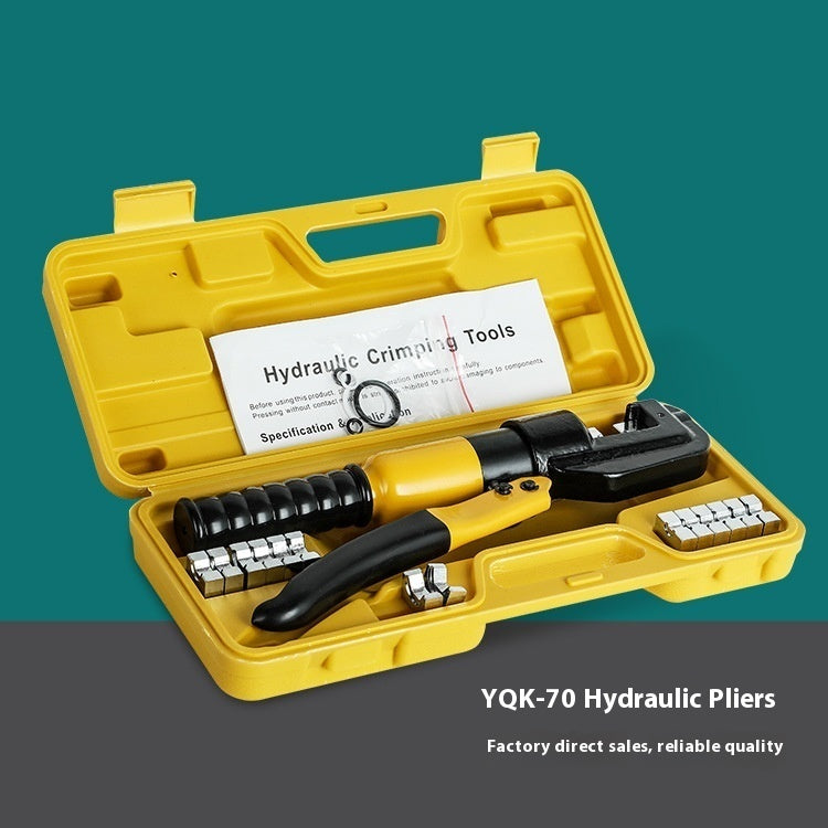 Manual Hydraulic Clamp Copper Aluminum Nose Wire Crimper Cable Crimping Portable Electrical Tools