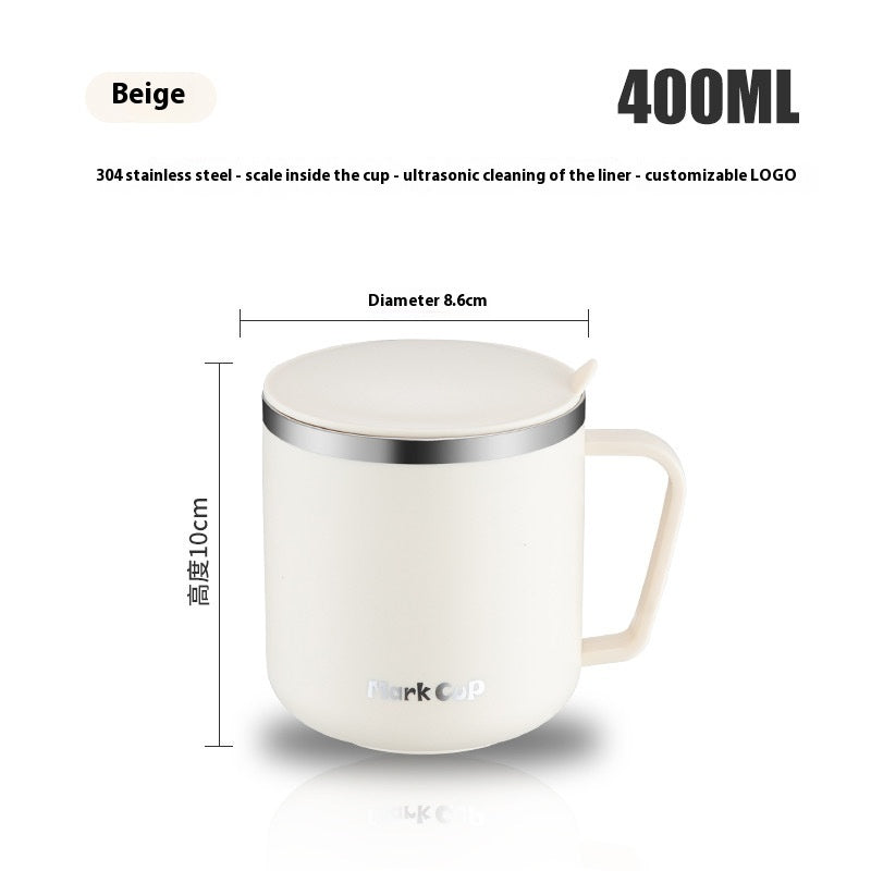 304 Stainless Steel Mug Cup Double Wall Insulation Anti-scalding Coffee Cup