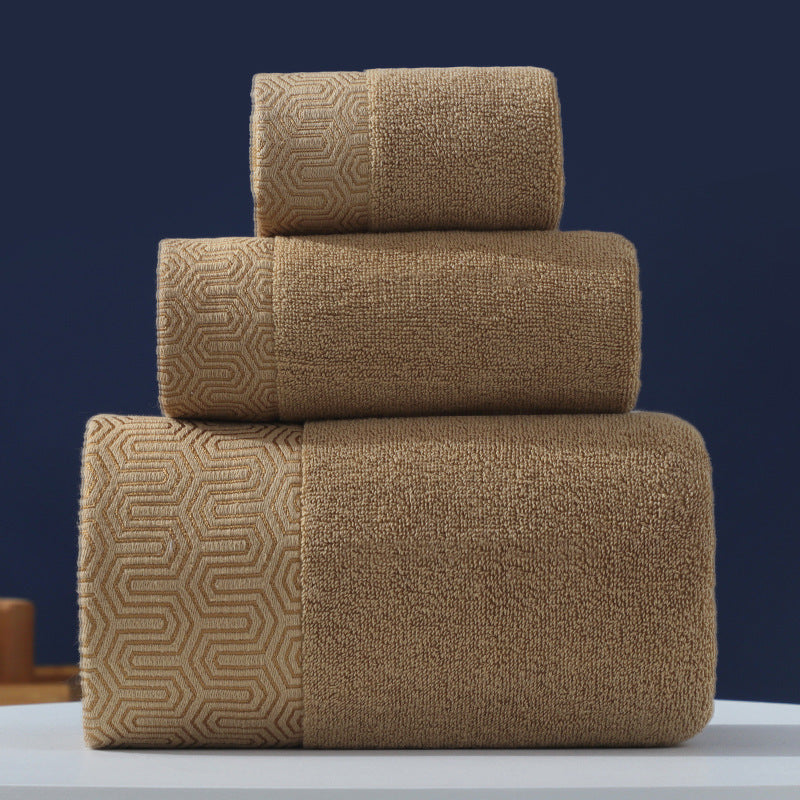 Pure Cotton Towels Three-piece
